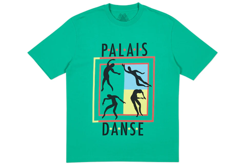 Palace Danse-Crew T-Shirt Pool Green