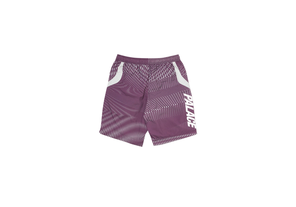 Palace Iments Shell Shorts Black/Purple