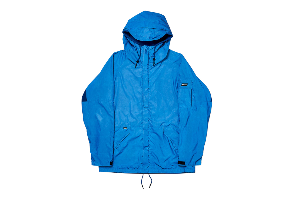 Palace Deflector Jacket Cobalt Blue Reflective Men's - FW19 - US