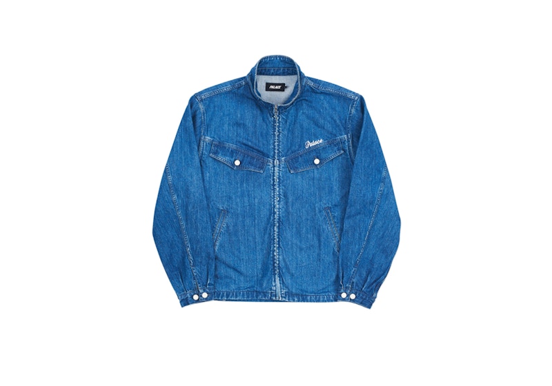 Palace Denim Zip Funnel Blue Men's - FW17 - US