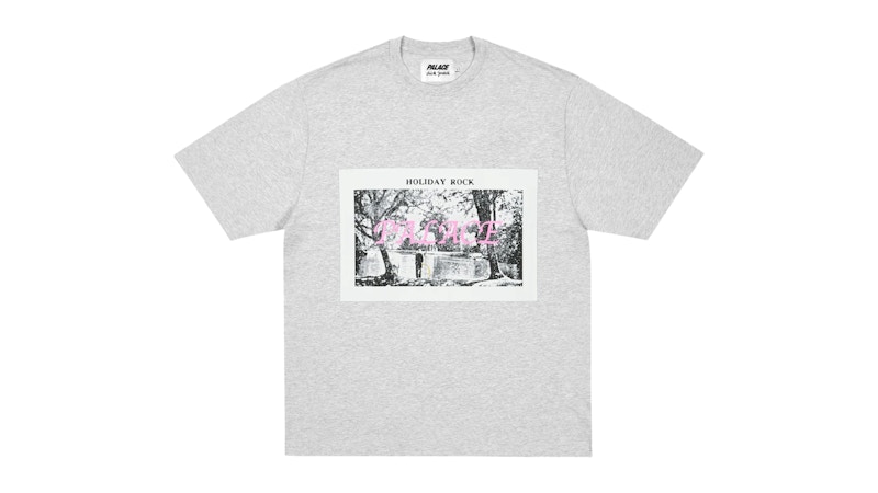 Men's Palace Dick Jewell T-Shirt in Grey Marl