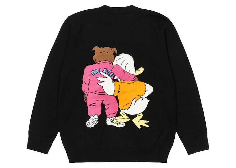 Palace Dog And Duck Knit Black Men's - SS22 - US