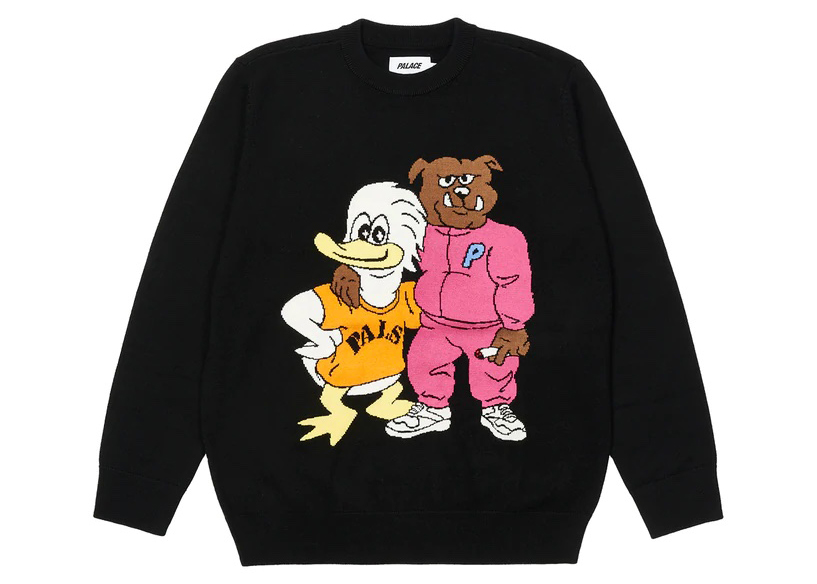 Palace Dog And Duck Knit Cream Men's - SS22 - US