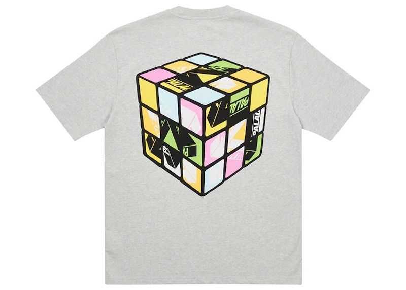 Pre-owned Palace Men's Don't Be Square T-shirt In Grey Marl