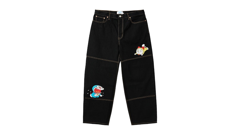 パンツ PALACE DORAEMON P90 JEAN STONE WASH Palace Doraemon P90 Jean Black Stone Wash Men's - FW25 - US