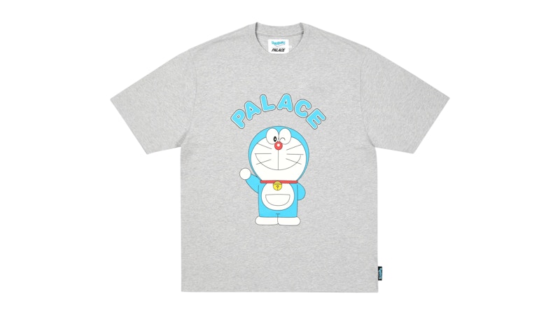 Palace Doraemon T-Shirt Grey Marl Men's - FW25 - US