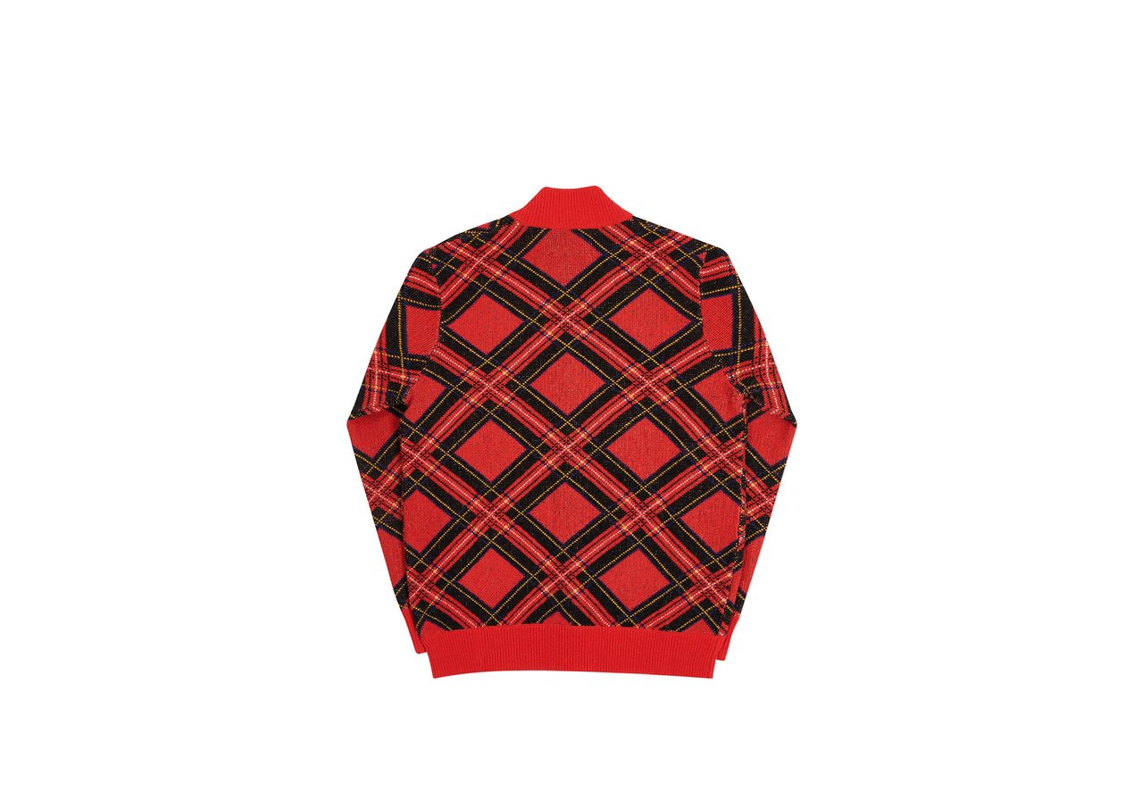Palace Double Cross Knit Red Men's - FW20 - US