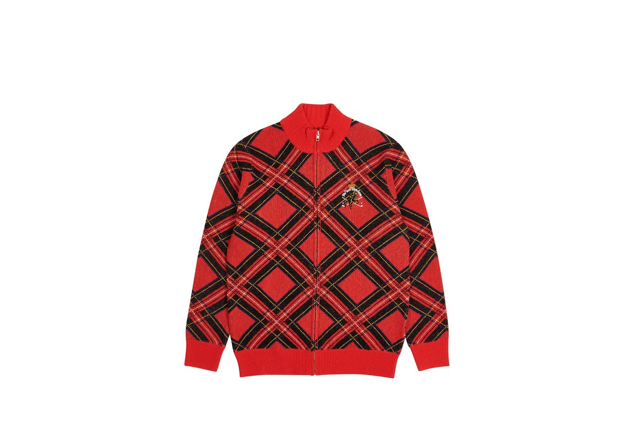 Palace Double Cross Knit Red Men's - FW20 - US