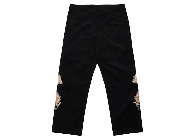 Palace Double Dragon Tour Plain Pant Black メンズ - FW22 - JP