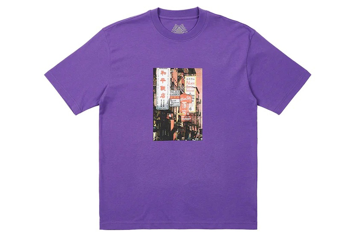Pre-owned Palace Downtown T-shirt Regal Purple