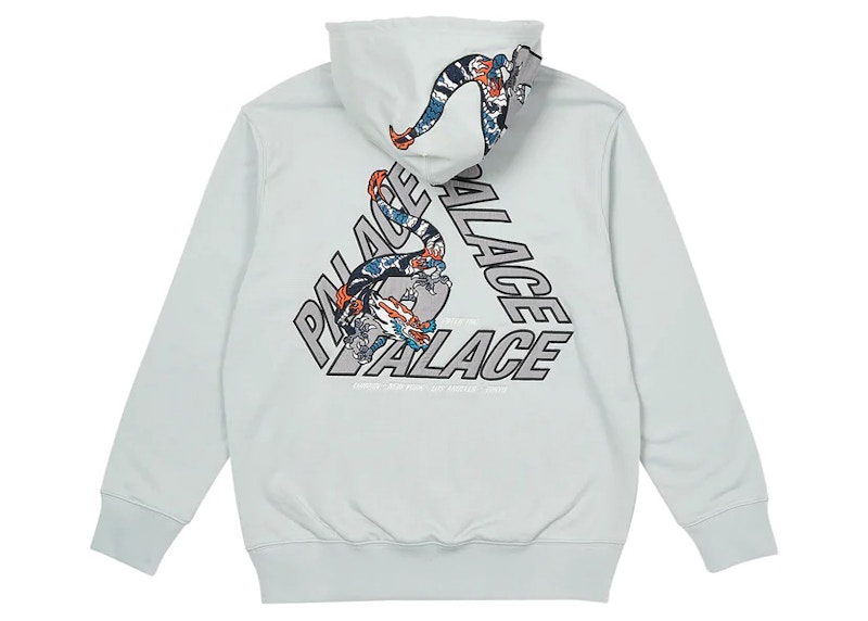 Palace Dragon P 3 Hood Grey Men s FW22 GB