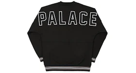 Palace Drop Shoulder College Crew Black