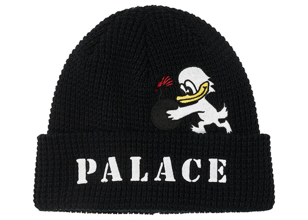 Pre-owned Palace Duck Bomb Beanie Black