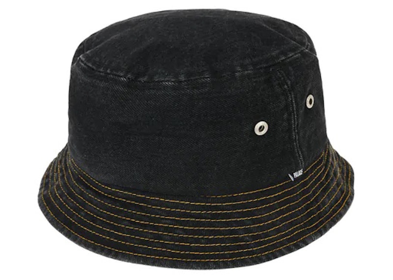 Palace Duck Denim Bucket Hat Black Men's - FW22 - US