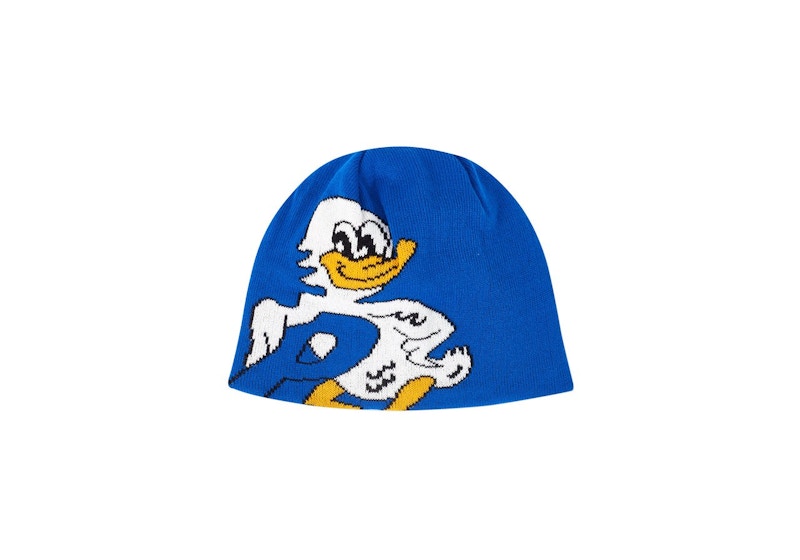 Palace Duck Out Beanie Blue Men's - FW19 - US