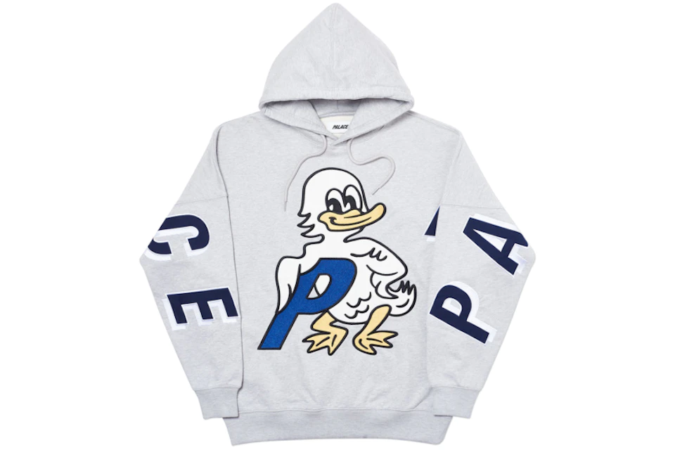 Palace Duck Out Hood Grey Marl