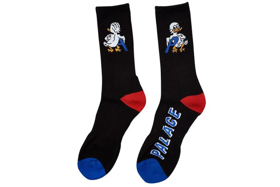 Palace Duck Out Sock Black