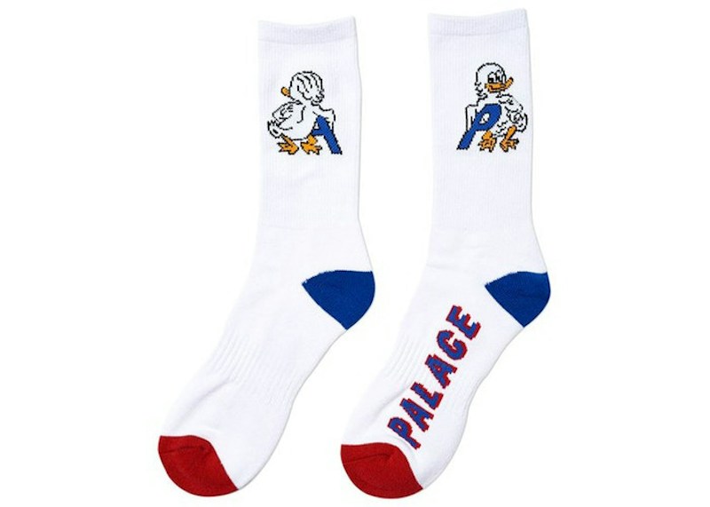Palace Duck Out Sock White