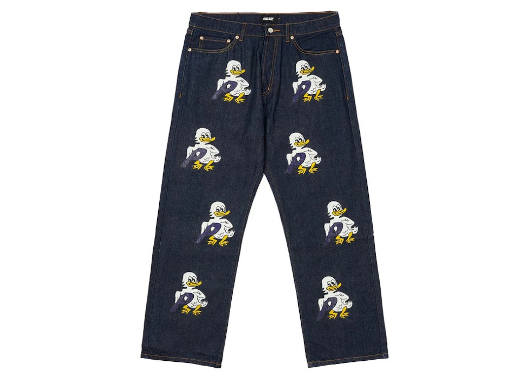 Pre-owned Palace Ducks Baggies Jean Stone Wash