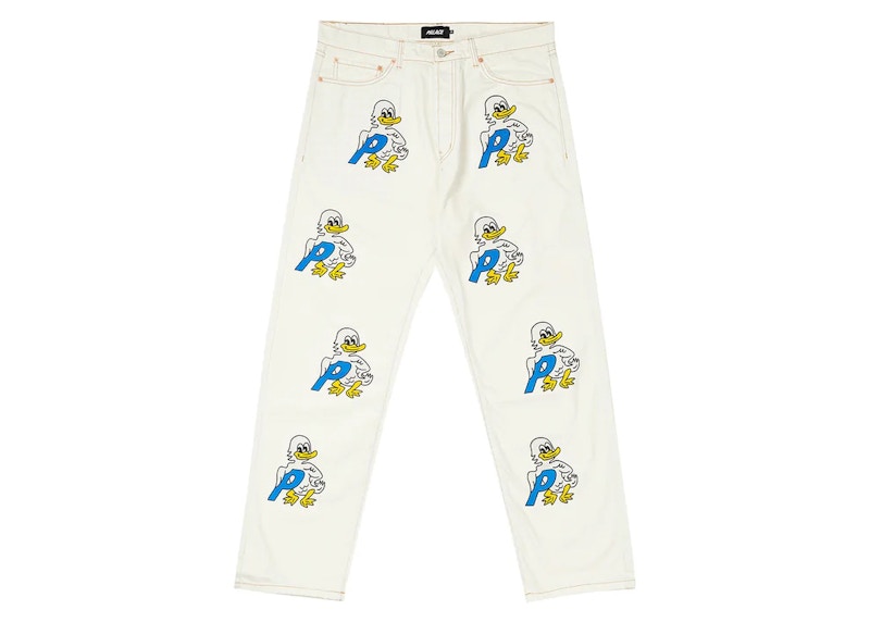 Palace Ducks Baggies Jean White Men's - FW22 - US