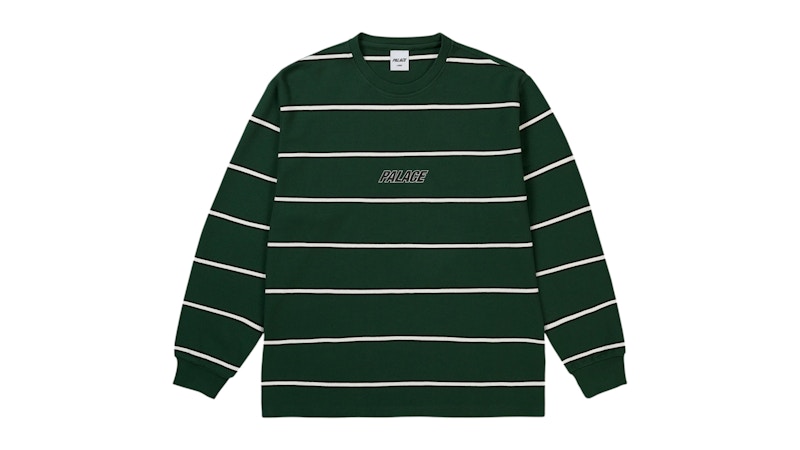 Palace Duo Stripe Longsleeve Racey Green