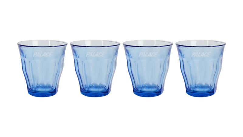 Pre-owned Palace Men's Duralex Picardie Tumblers (set Of 4) In Marine In Blue