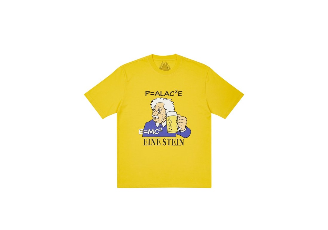 Pre-owned Palace Eine Stein T-shirt Yellow