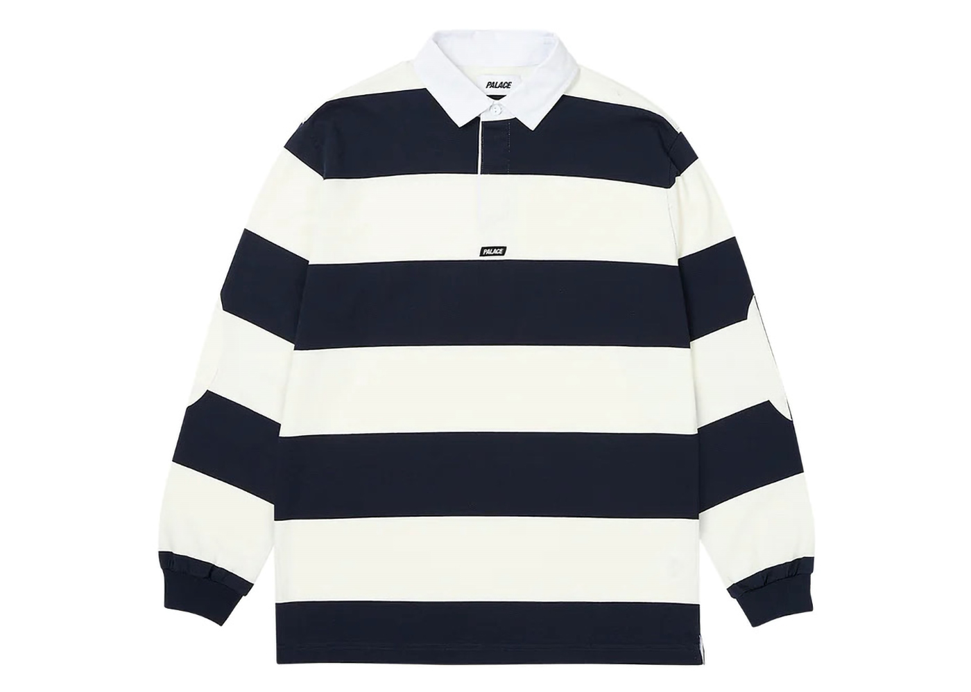 Palace Elbow Stripe Rugby White/Navy メンズ - SS24 - JP