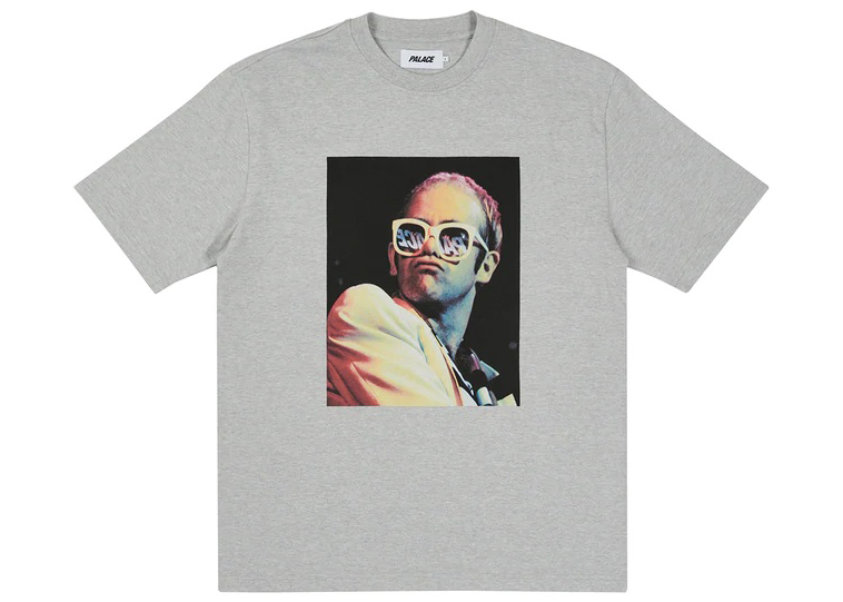 Palace Elton John Icon T-shirt Black Men's - SS22 - US