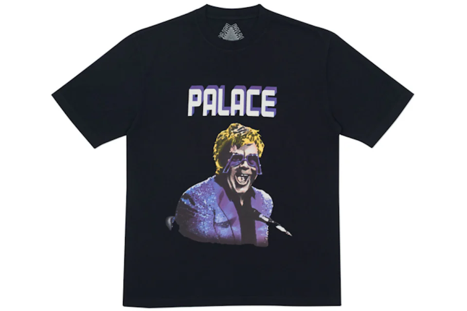 Palace Elton T-Shirt Black/Purple