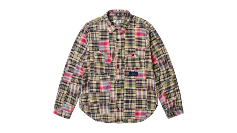 Palace Engineered Garments Patch Work Madras Shirt Multi Men's