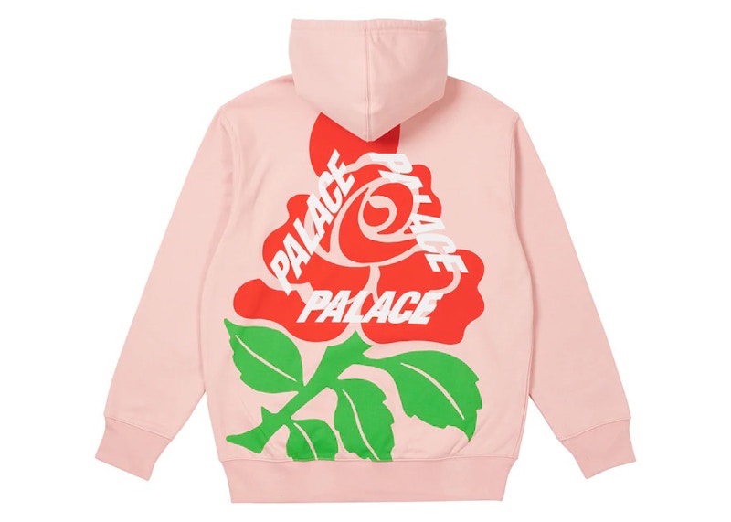 Off white clearance pink rose hoodie