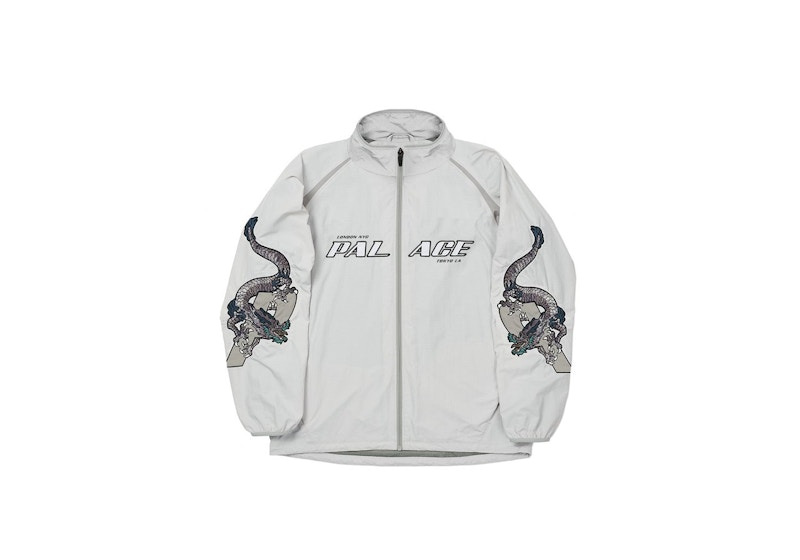 Palace Enter The Dragon Jacket Light Grey Men's - FW20 - US