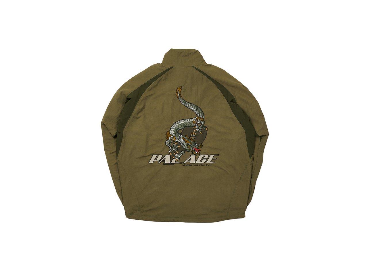 Palace Enter The Dragon Jacket Olive - FW20 - US