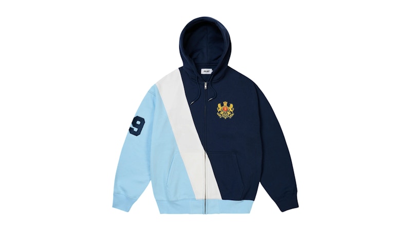 Palace Established Zip Hoodie Navy Men's - SS26 - US Palace Established Zip Hoodie Navy Men's - SS26 - US