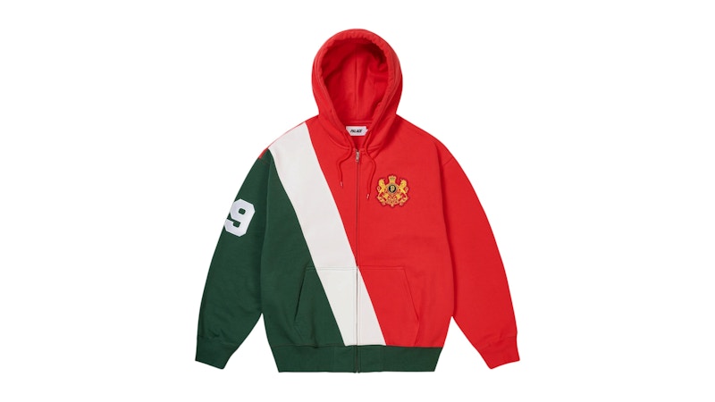 トップス PALACE WORLD INDUSTRIES HOOD RED Palace Established Zip Hoodie Red Men's - SS26 - US