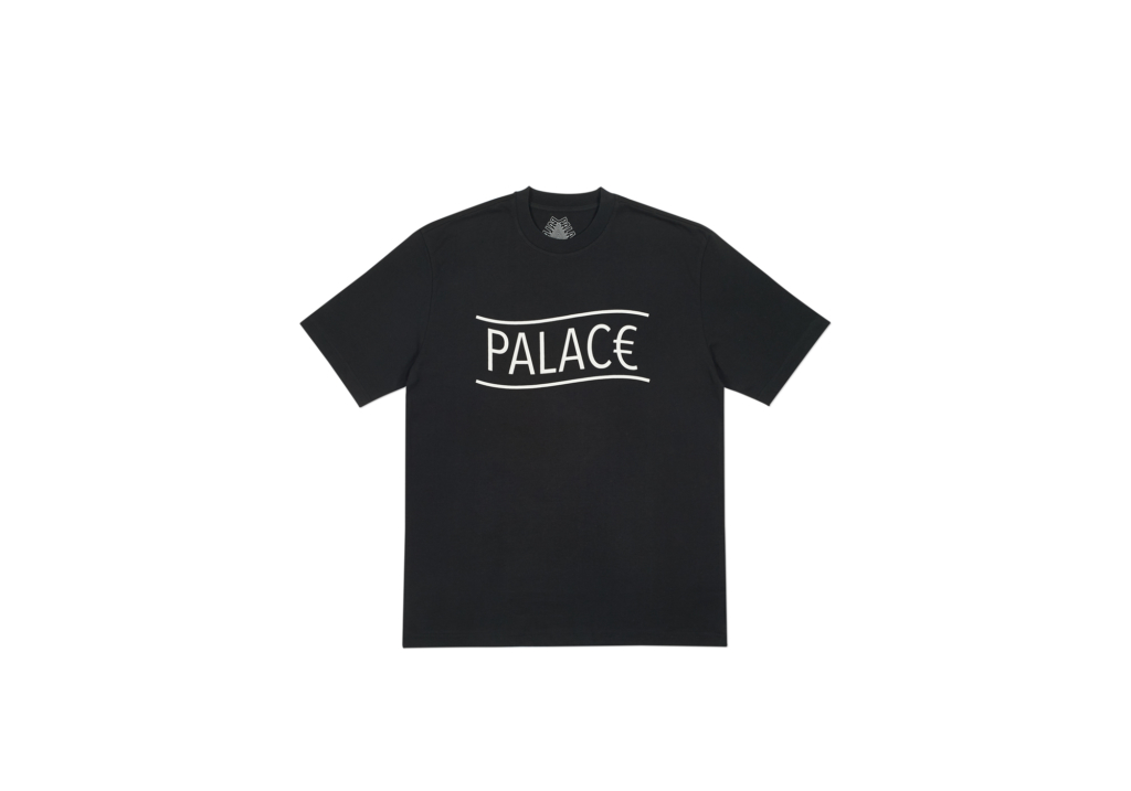 Palace Euro T-Shirt Black Men's - FW18 - US