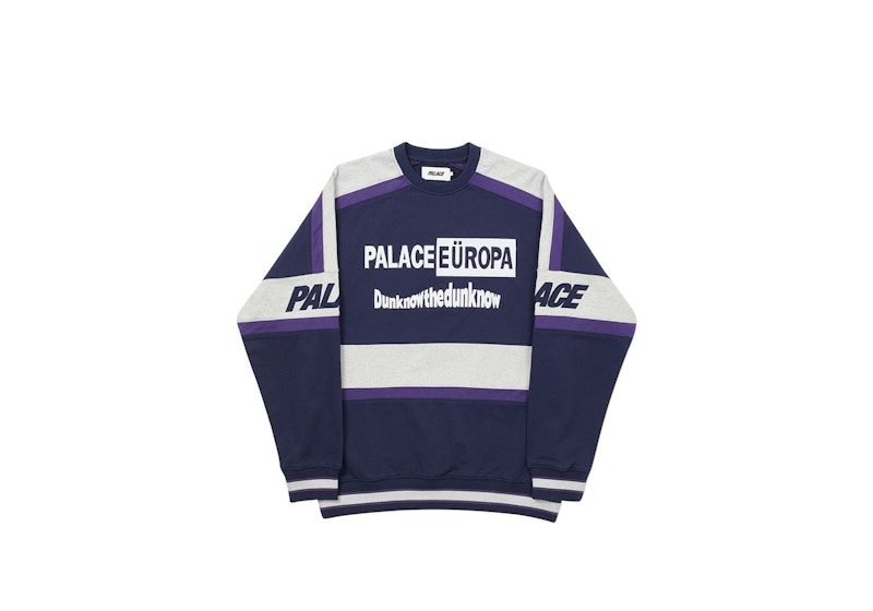 Palace Europa Crew Navy Men's - FW20 - US