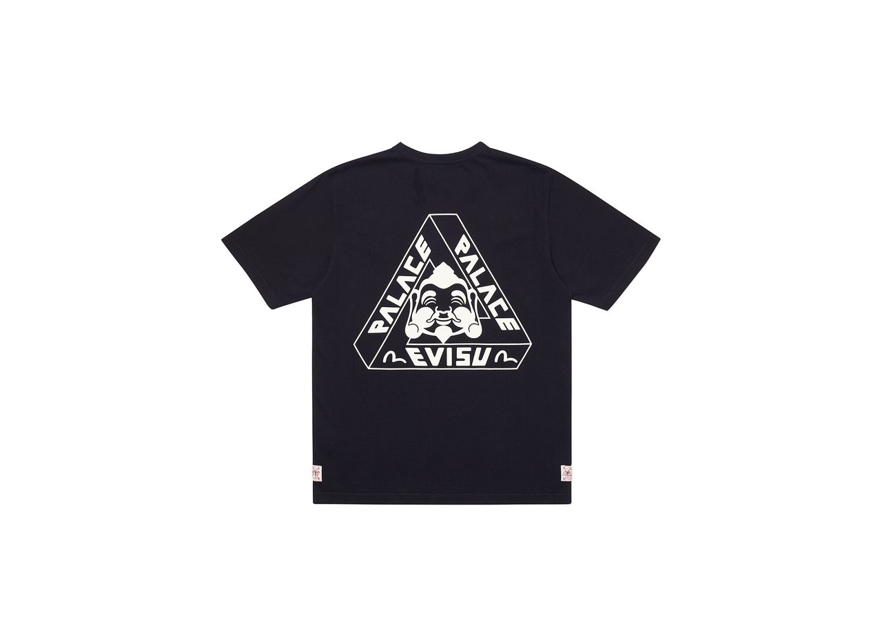 Palace Evisu T-Shirt Black メンズ - SS20 - JP