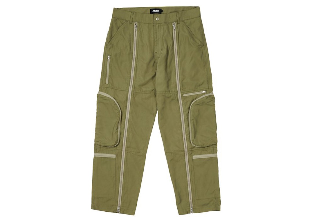 Pre-owned Palace Fl-aight Pant Olive