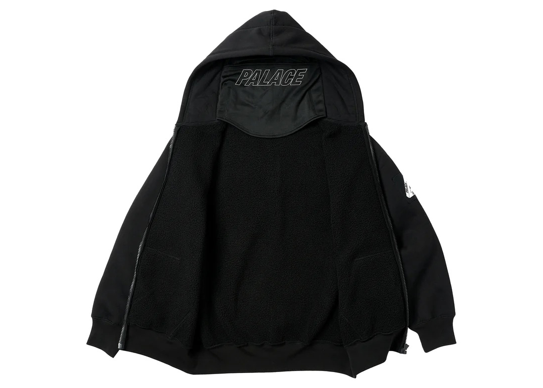 Palace Facemask Shearling Thermal Hood Black Men's - SS23 - US