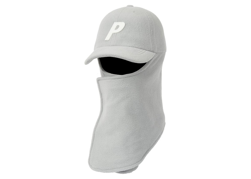Pre-owned Palace Facewarmer Fleece P 5panel In Grey