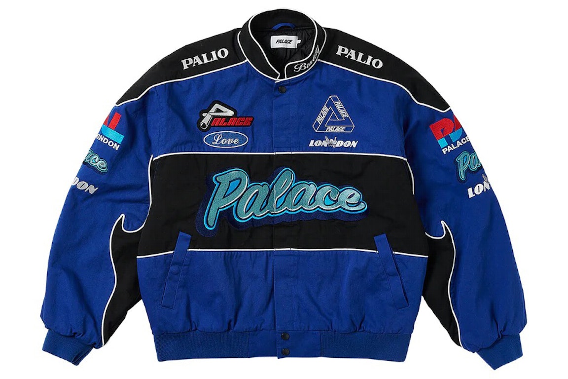 Pre-owned Palace Fast Cotton Jacket Blue