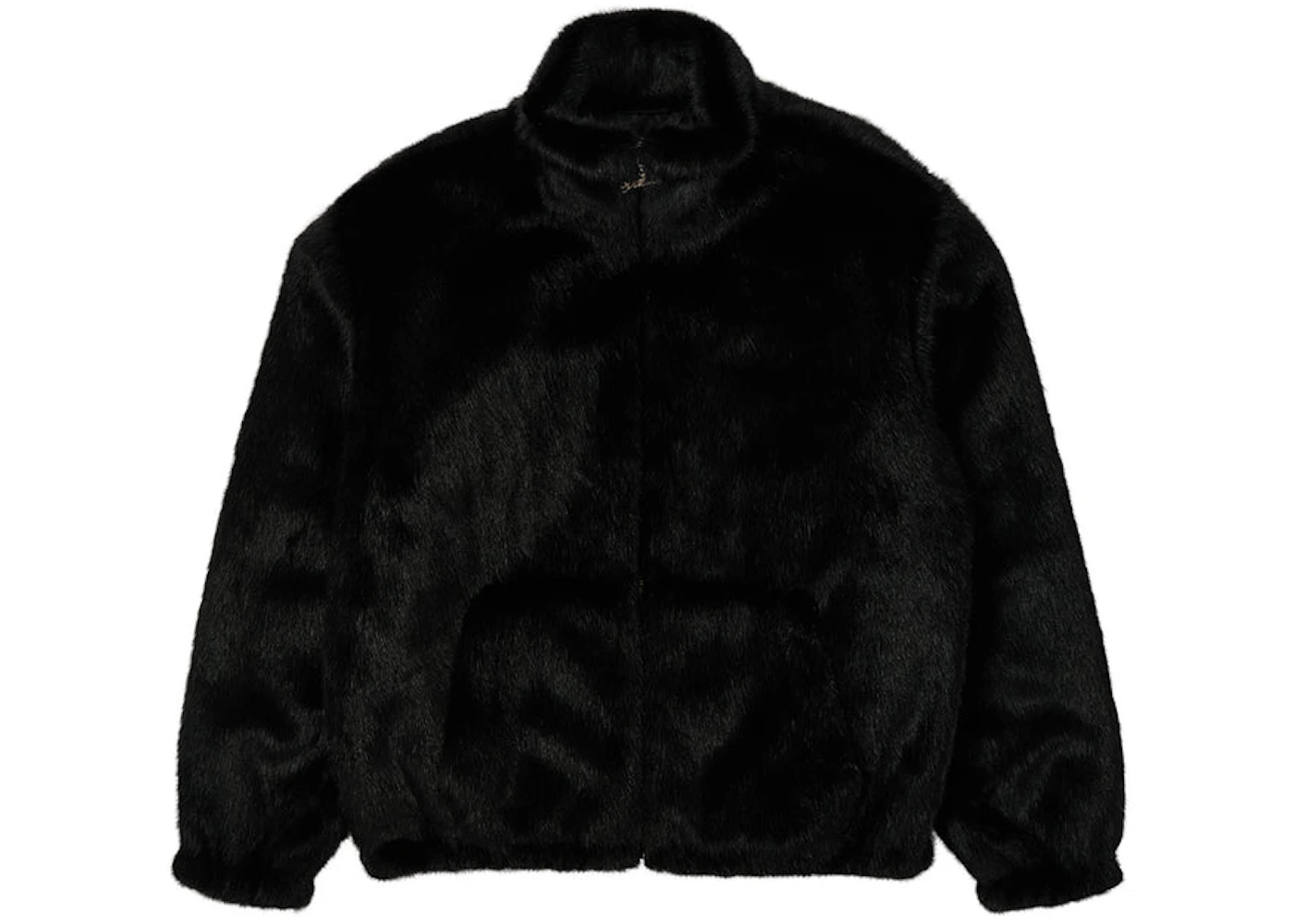 Palace Faux Fur Jacket Black Men's - SS22 - US