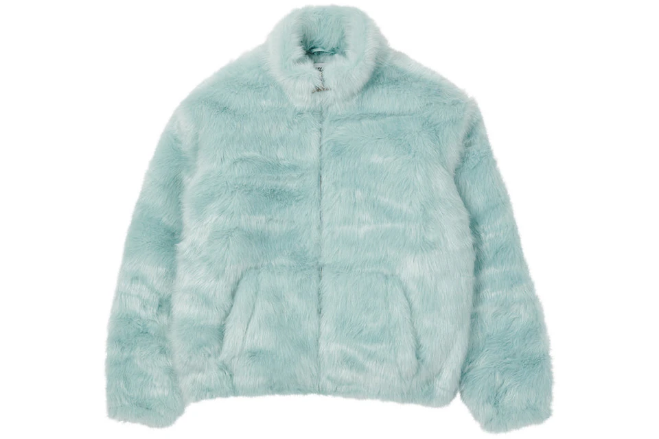 Palace Faux Fur Jacket Icey Blue