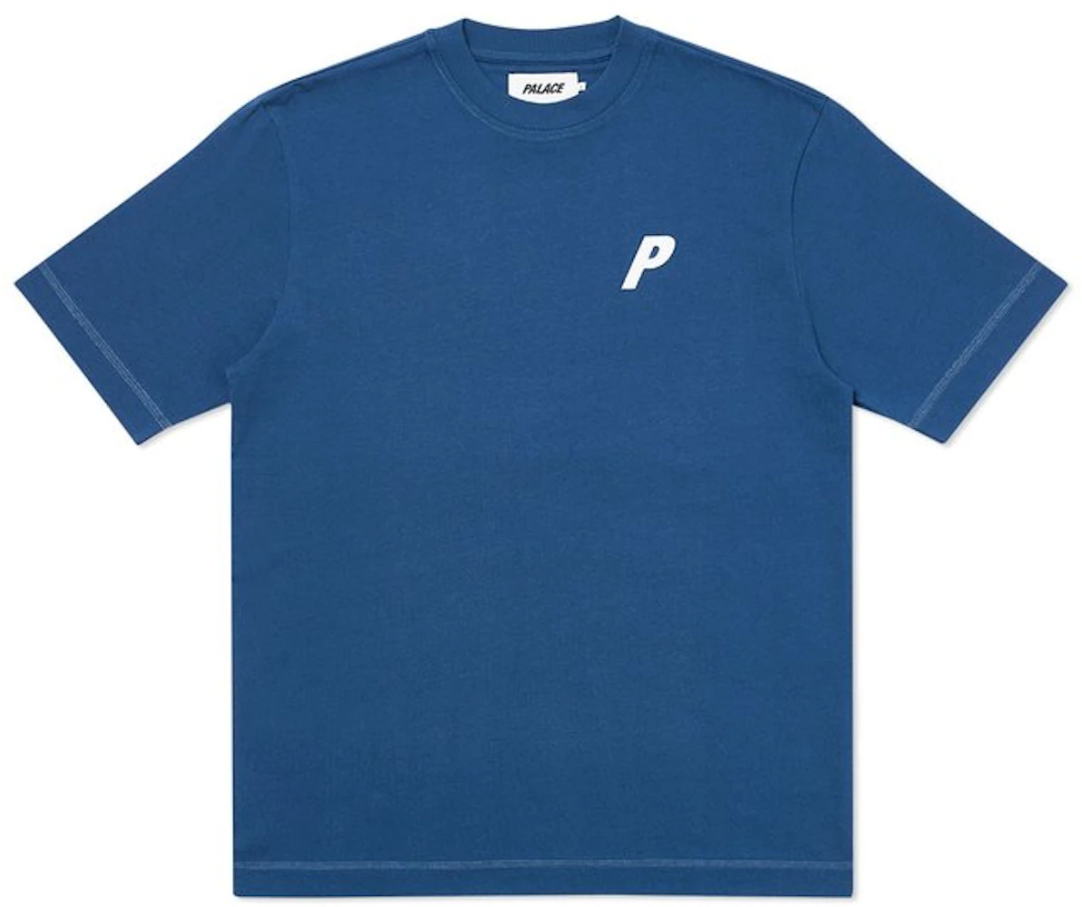 Palace Felt P T-Shirt Navy Men's - SS20 - US