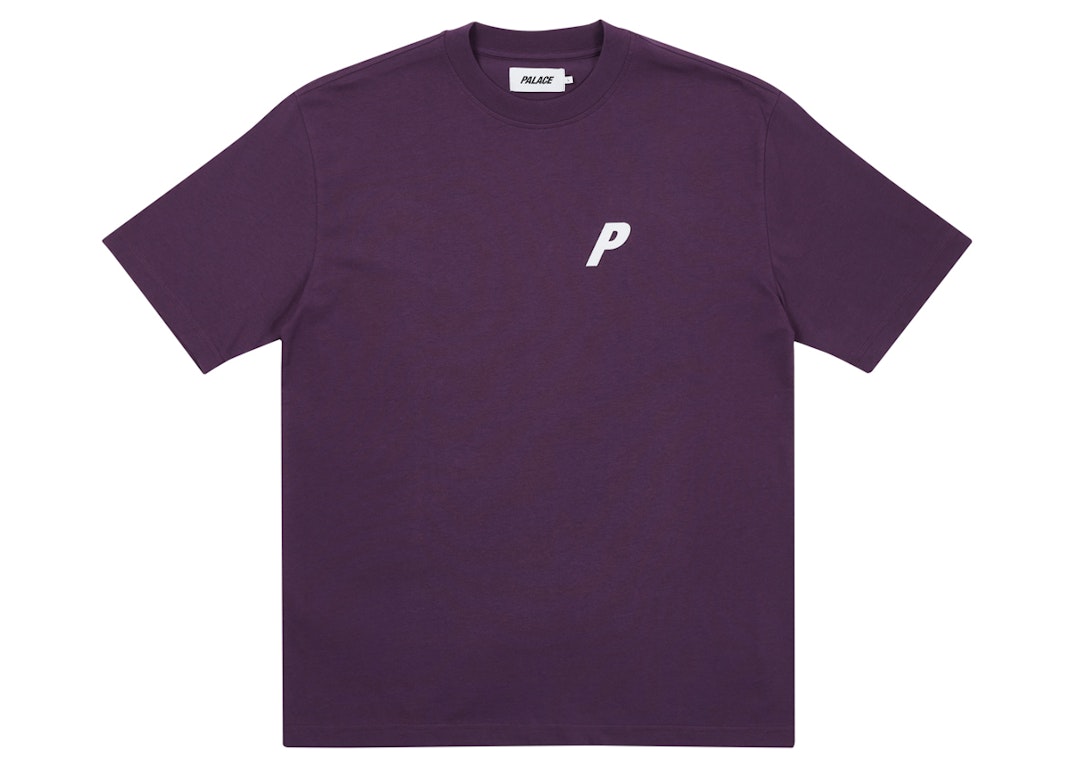 Pre-owned Palace Felt P T-shirt (fw21) Purple