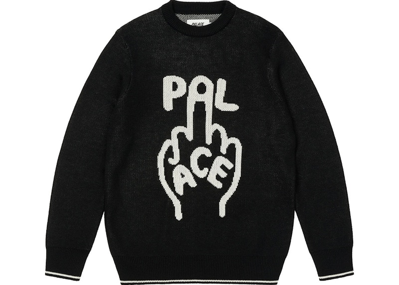 Palace finger up on sale hoodie