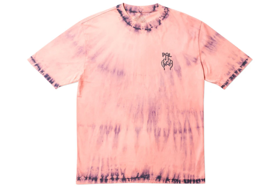 Palace Finger Up T-Shirt Navy Tie Dye