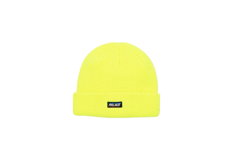 Palace Flag Label Beanie Neon